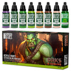 Green Stuff World Paint Set - Orks and Goblins