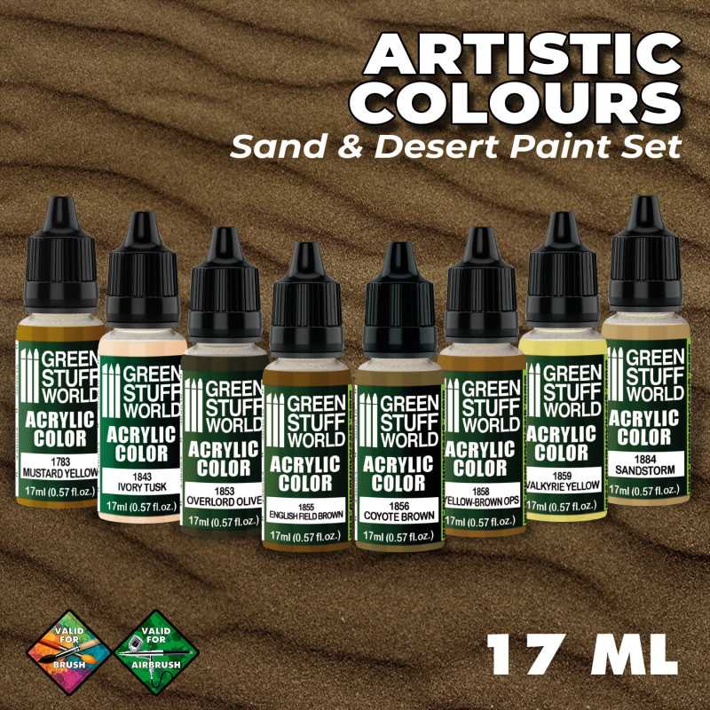 Green Stuff World Paint Set - Sand and Desert