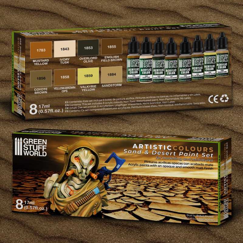 Green Stuff World Paint Set - Sand and Desert