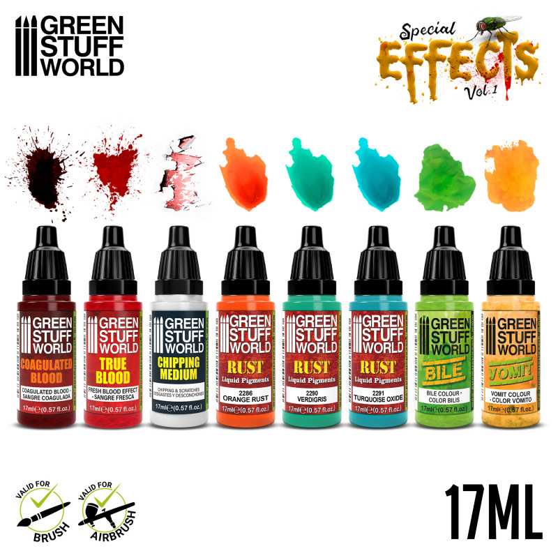 Green Stuff World Paint Set - Special Effects Vol. 1
