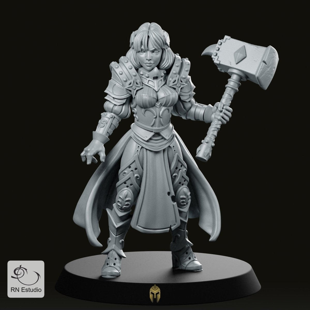 Paladin Maryka Fantasy Miniature
