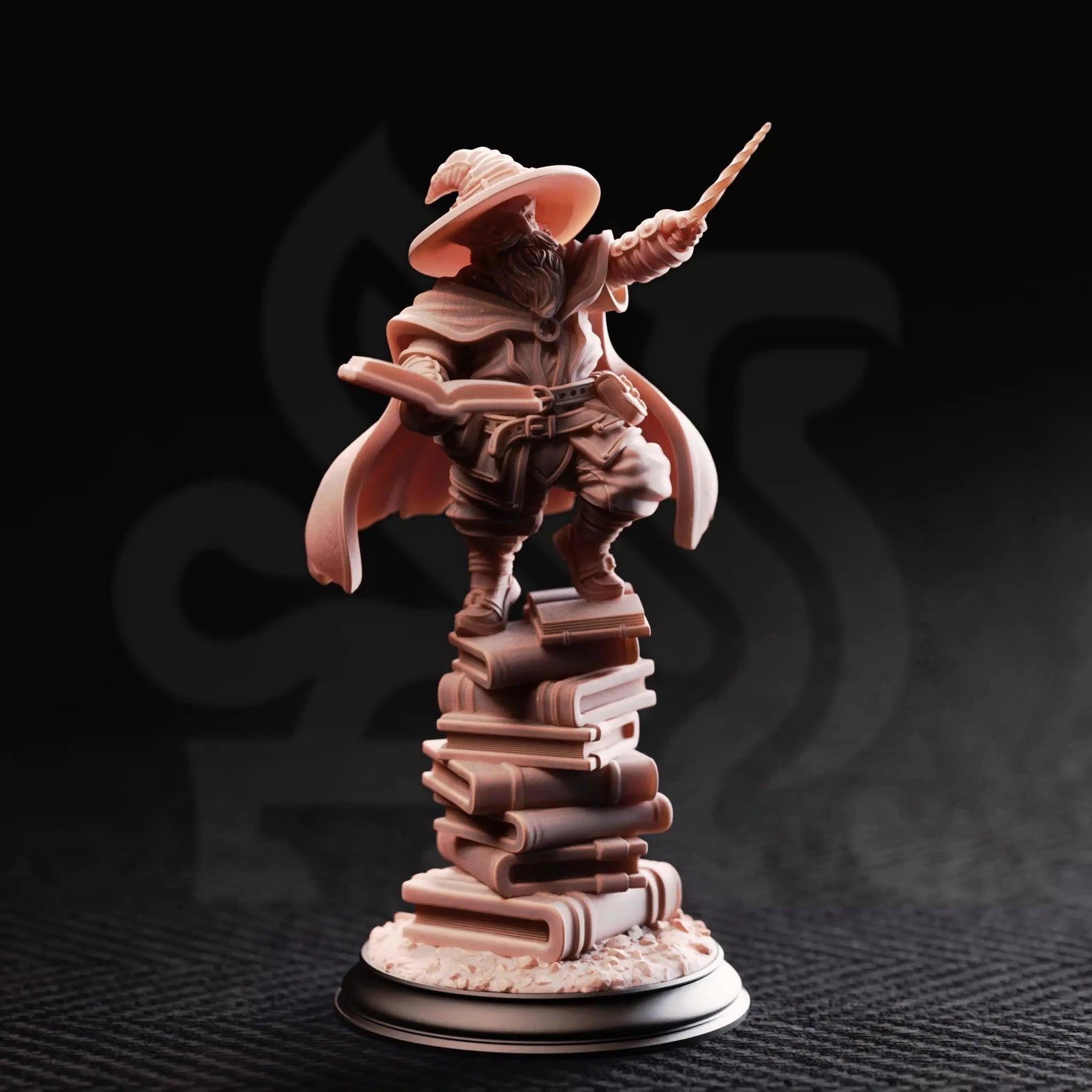 Pepitos the Manic – Professor of the Arcane - 3D Sorcerer Miniature