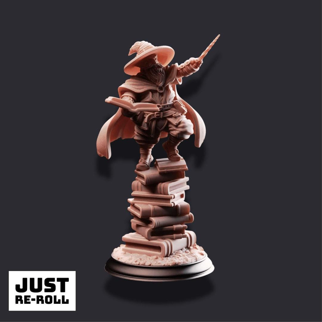 Pepitos the Manic – Professor of the Arcane - 3D Sorcerer Miniature