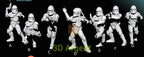 Phase 1 Clone Pilots - Star Wars Legion 3D Printed Resin BlueWolf Miniatures