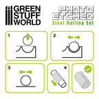 Green Stuff World Photo Etched Rolling Set