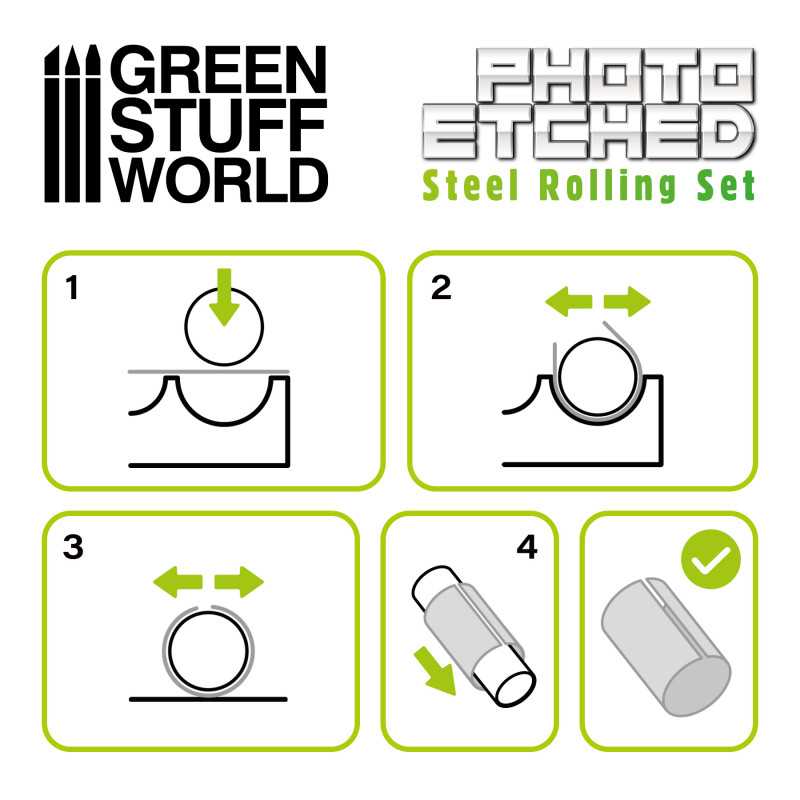 Green Stuff World Photo Etched Rolling Set