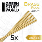 Green Stuff World: Brass Pinning Rods - 5pc