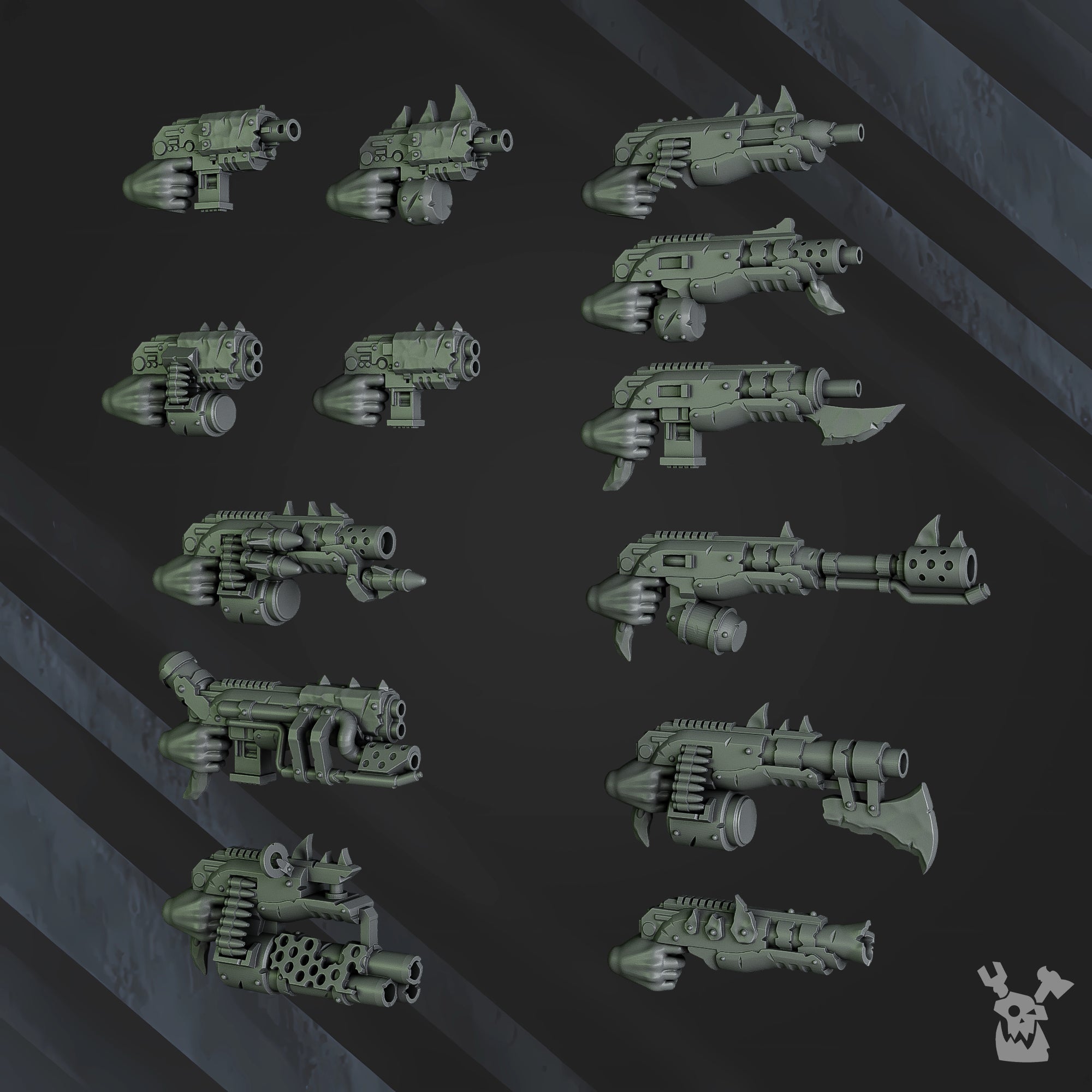 5x Porkaz Boyz Miniatures | Orc Marauders | Grimdark Miniature | DakkaDakka