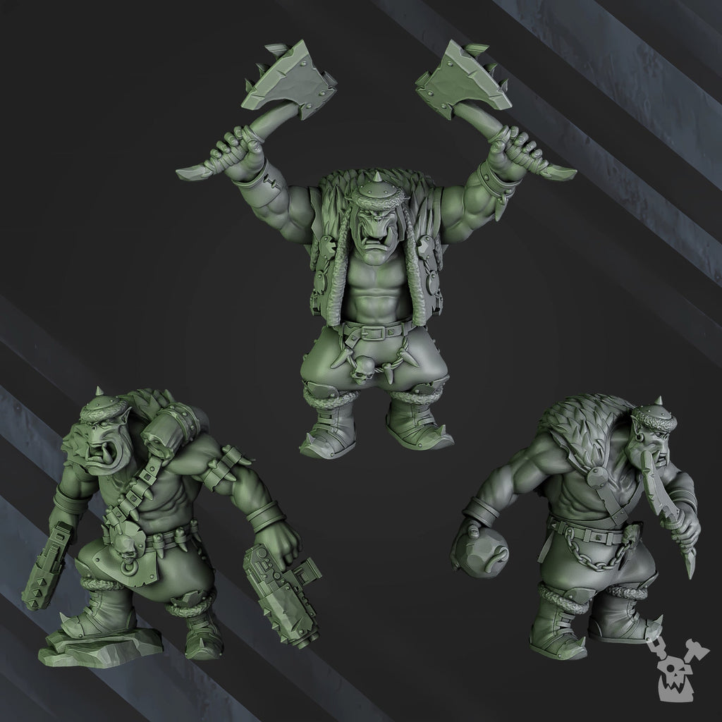 5x Porkaz Boyz Miniatures | Orc Marauders | Grimdark Miniature | DakkaDakka