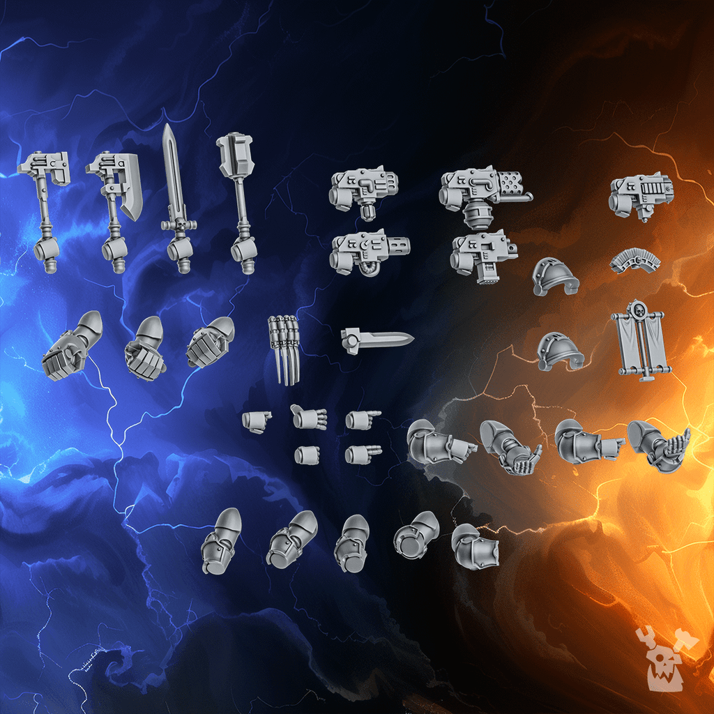 Princeps Cohort 5 Man Squad | Black Lions | DakkaDakka | Sci-Fi Grimdark Wargaming Miniature 28mm 32mm (Copy)