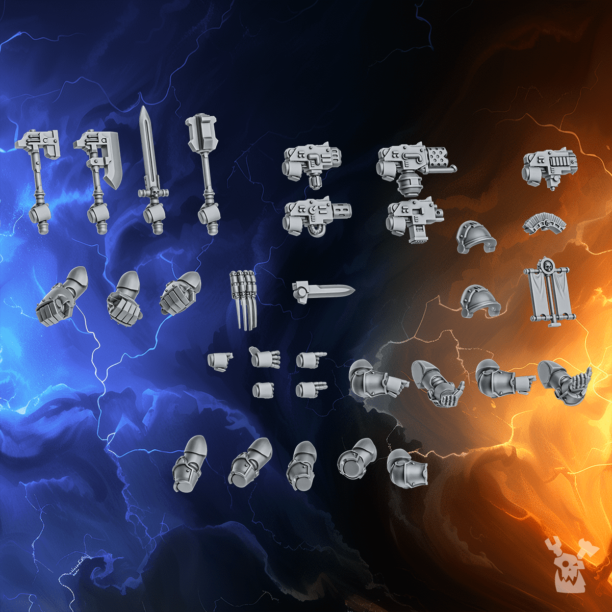 Princeps Cohort 5 Man Squad | Black Lions | DakkaDakka | Sci-Fi Grimdark Wargaming Miniature 28mm 32mm (Copy)