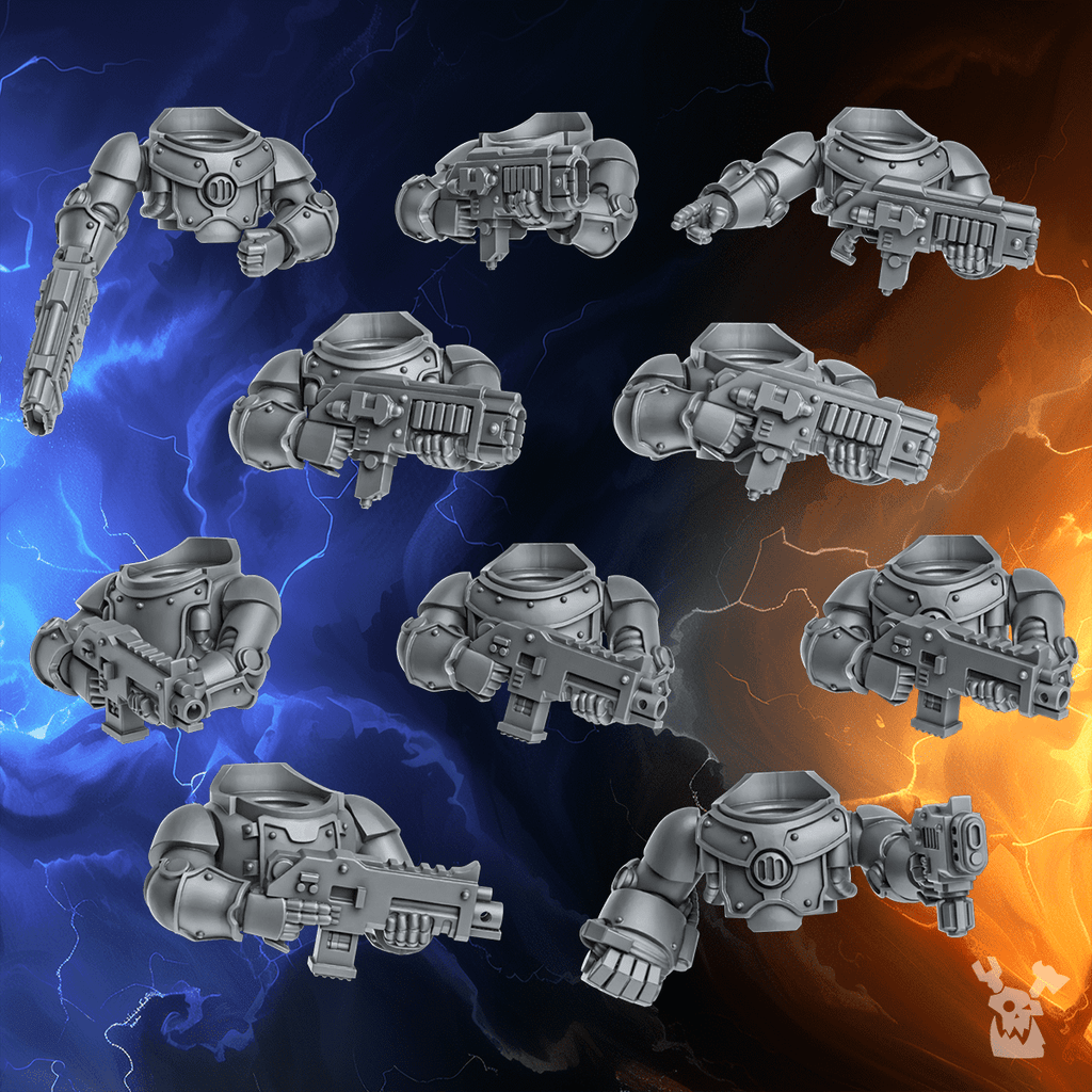 Ancient Era Space Warrior Special Weapon Squads | DakkaDakka | Sci-Fi Grimdark Wargaming Miniature 28mm 32mm