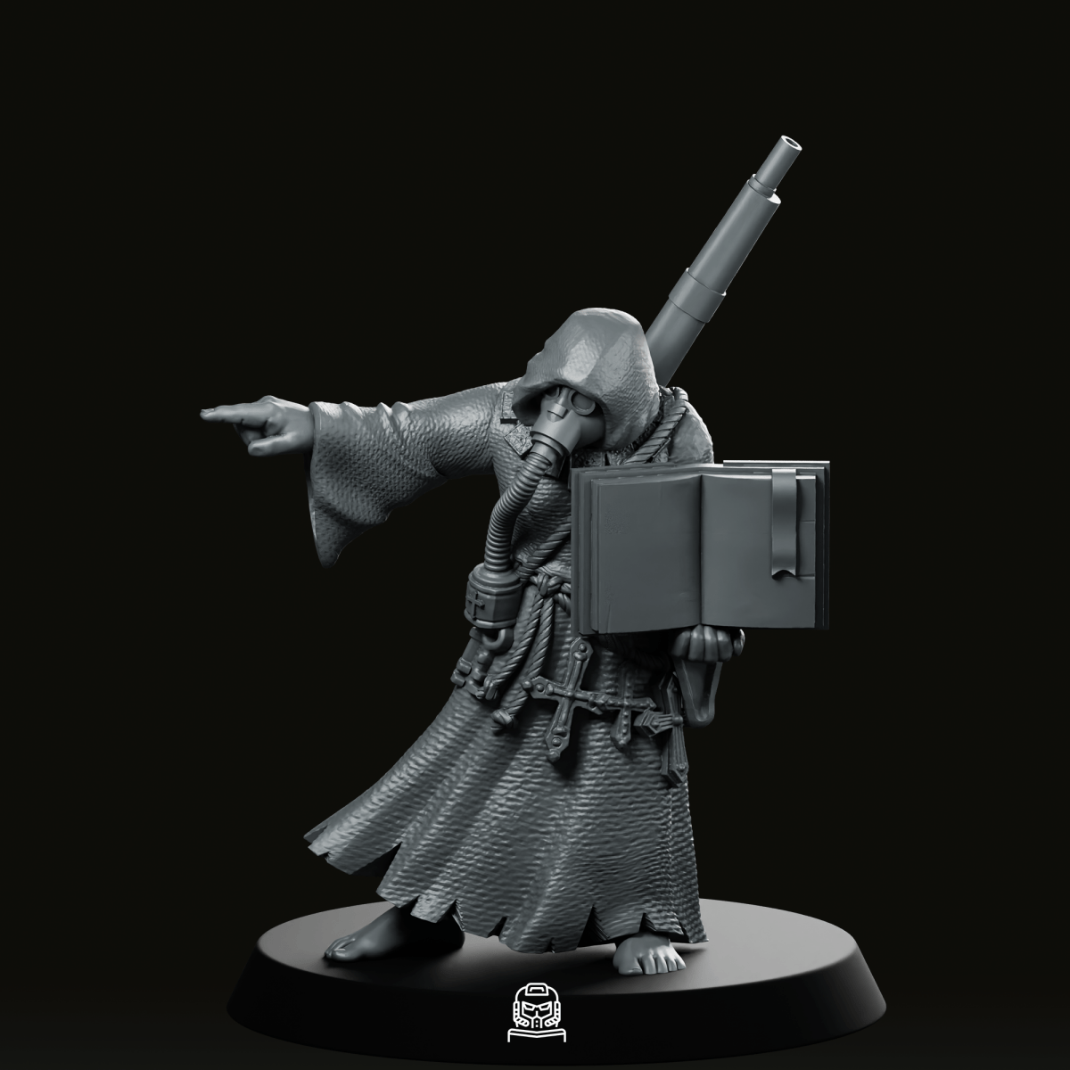 Trench Soldier Preacher Miniature