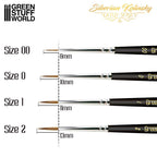 Green Stuff World: Premium Siberian Kolinsky Gold Series Paintbrush Set - 4pc