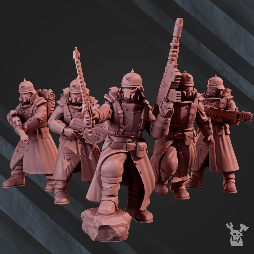 2nd Death Division Infantry Miniatures | Imperial Soldiers | DakkaDakka