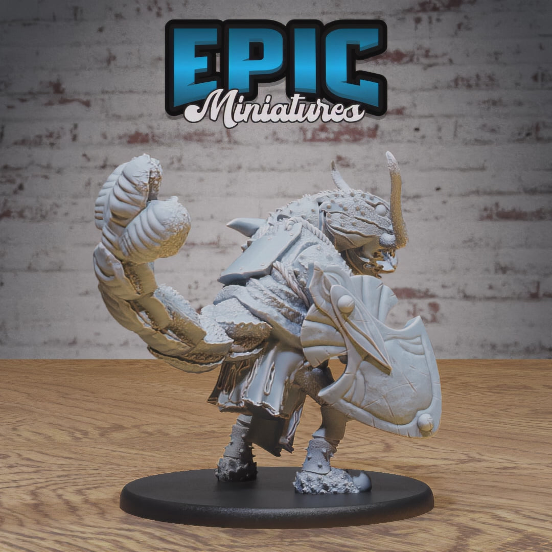 Lobster Folk Warrior #4823-#4825 by Epic Miniatures - Mysterious Ocean | DnD Tabletop Miniatures (28mm Scale)