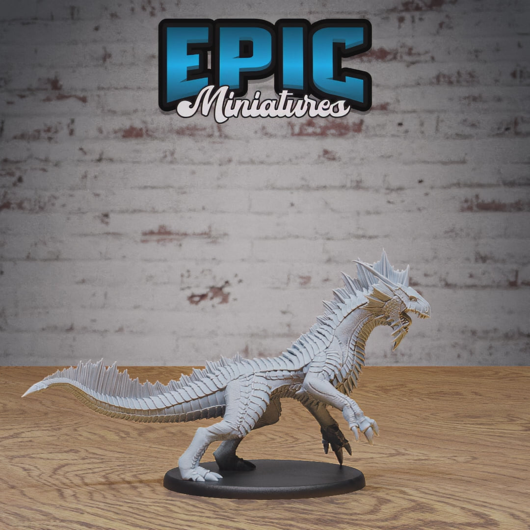 Guard Drake Silver Miniature #4869-#4871 | Epic Miniatures | D&D Tabletop RPG