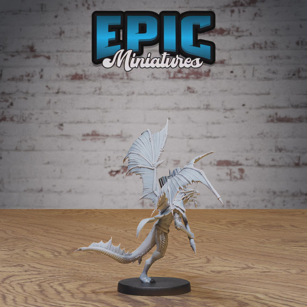 Draconic Demon Bronze #4890-#4892 by Epic Miniatures | D&D Tabletop Miniatures
