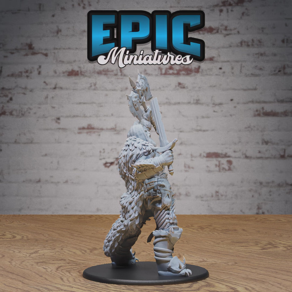 Giant Dragon Hunter Set (#4863-#4865) by Epic Miniatures | D&D Tabletop Miniatures