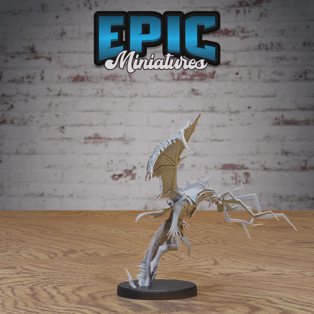 Draconic Demon Bronze #4890-#4892 by Epic Miniatures | D&D Tabletop Miniatures