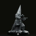 Trench Soldier Priest With Cross Miniature