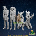 Prisoners Slaves 4x  Star Wars Legion compatible 3D Printed Resin Miniatures Foe