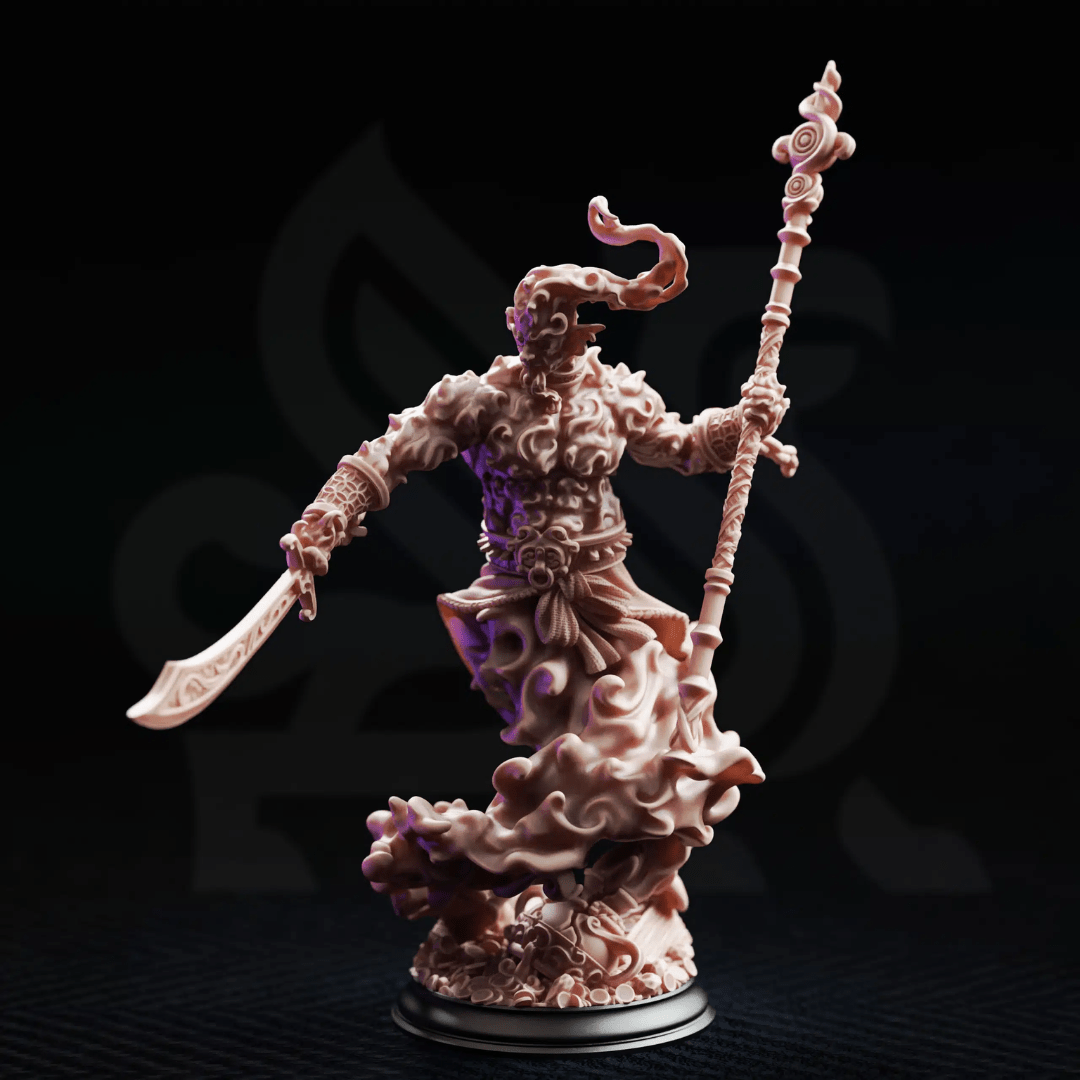 Rabasa Djinni in a Bottle - 3D Printed Monster Miniature