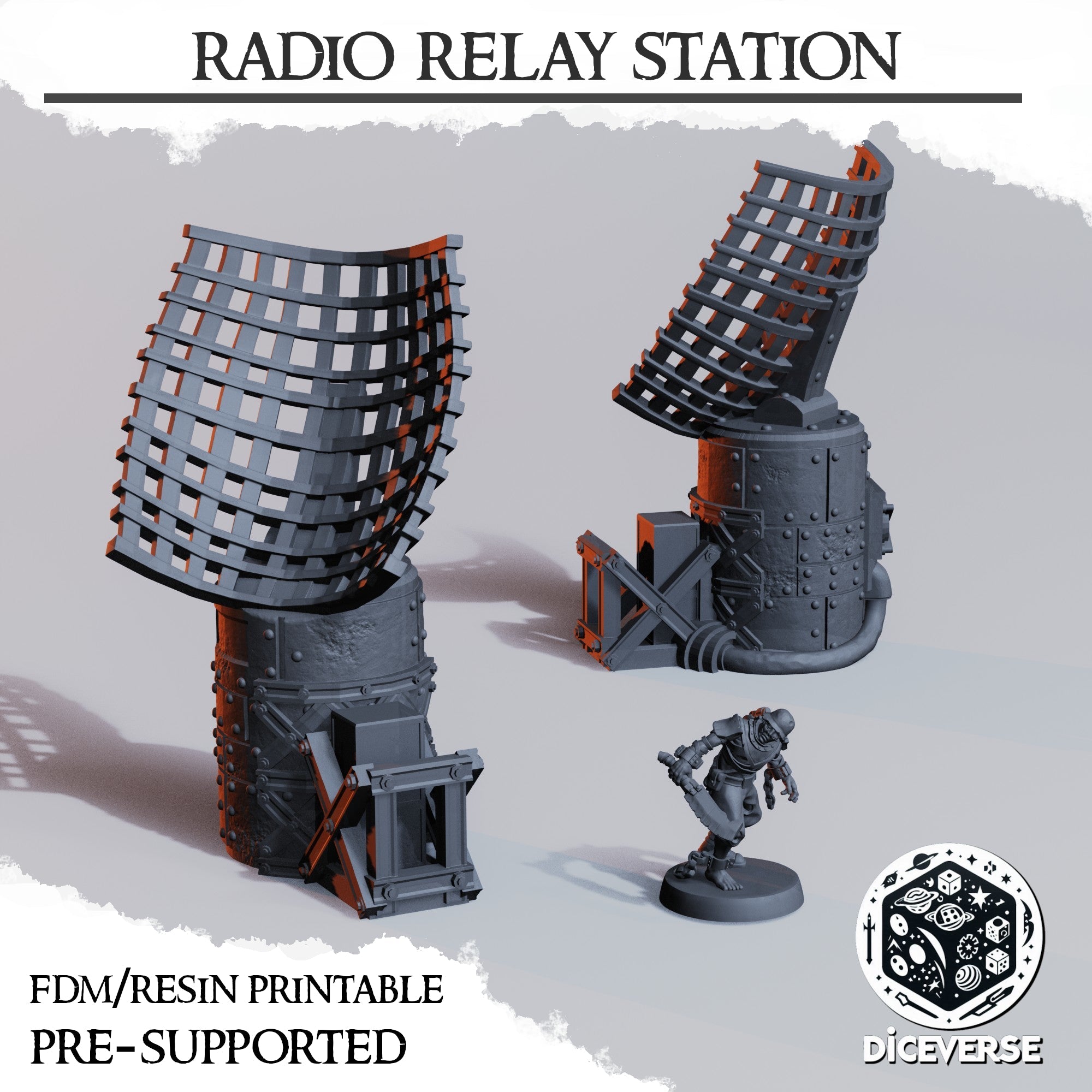Radio Relay Scenery | Trench Grimdark | Diceverse