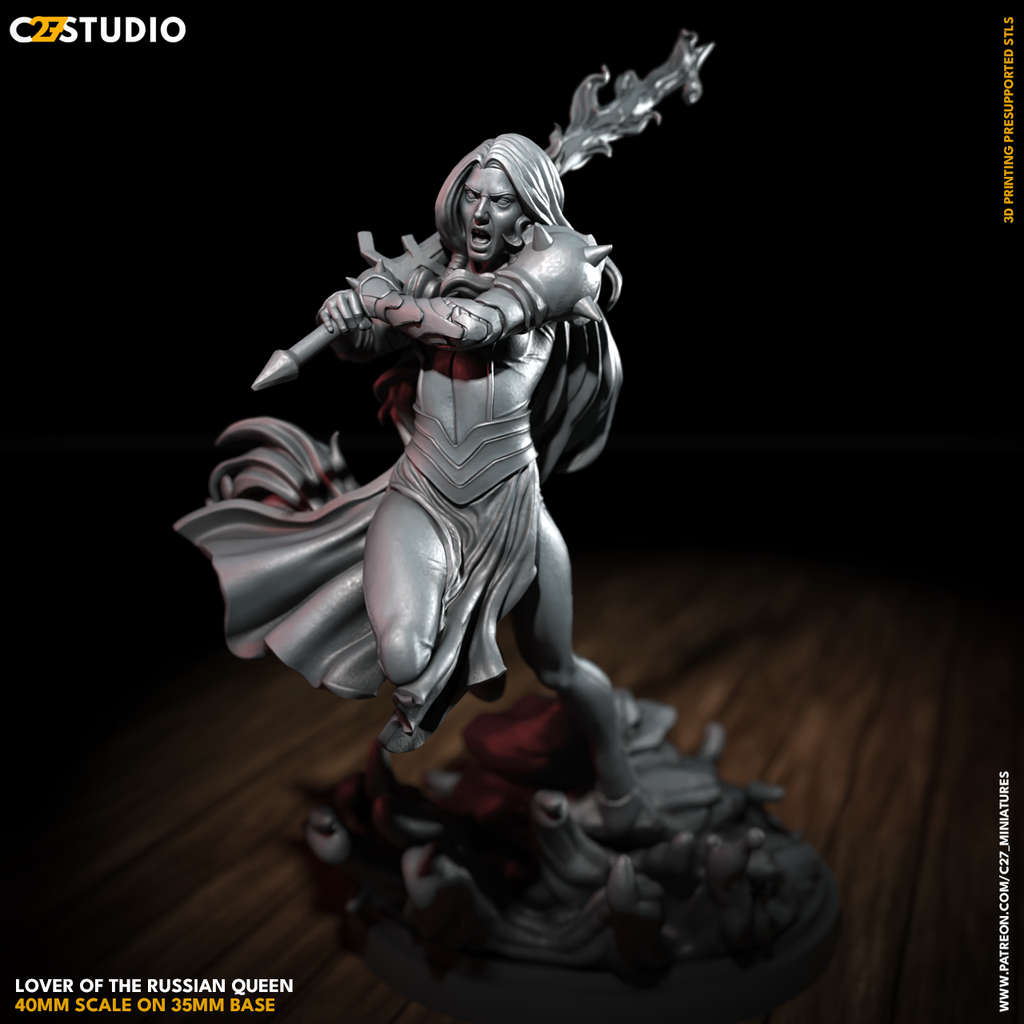 Lover of the Russian Queen | Heroes | Sci-Fi Miniature | C27 Studio