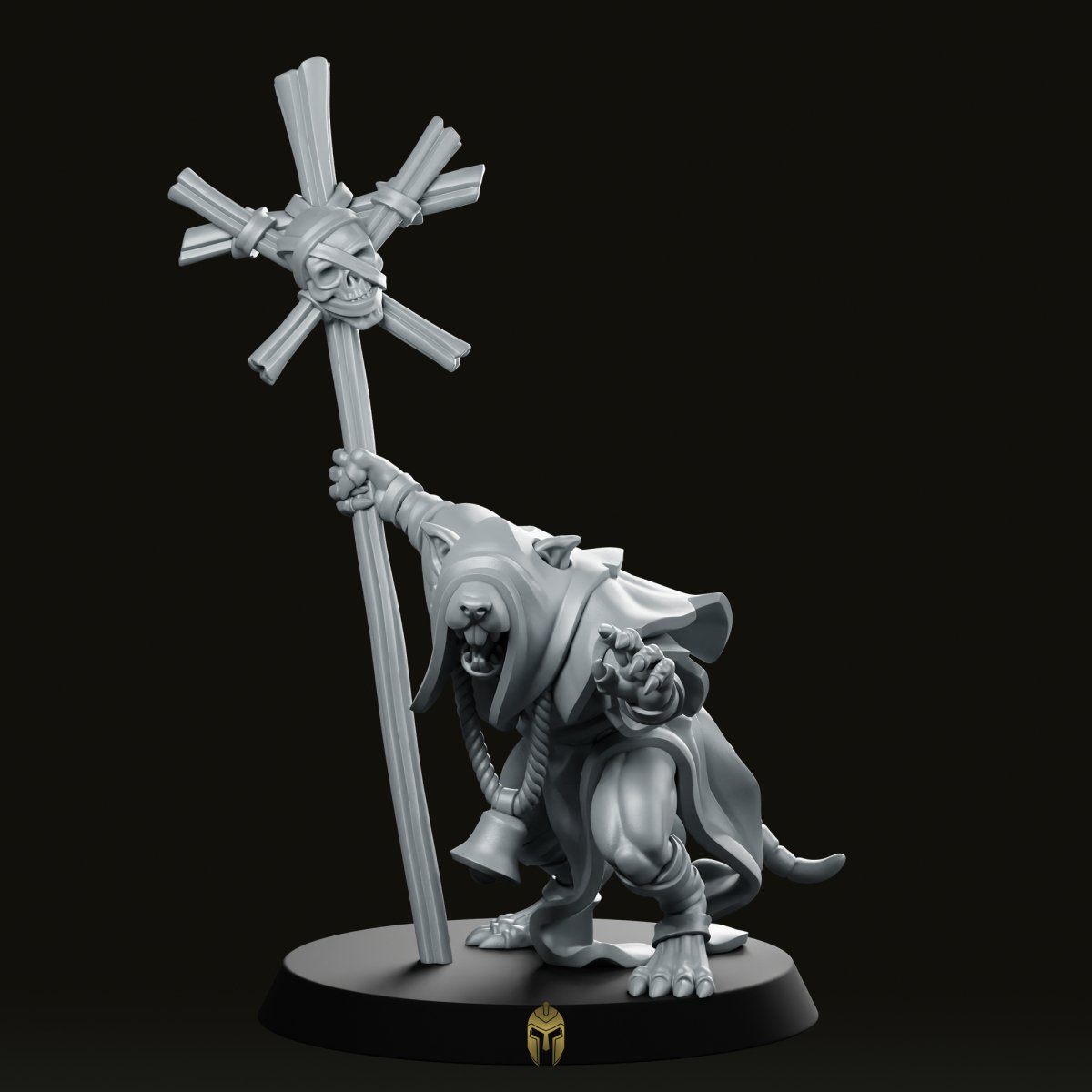 Ratkin Sorcerer Fantasy Miniature