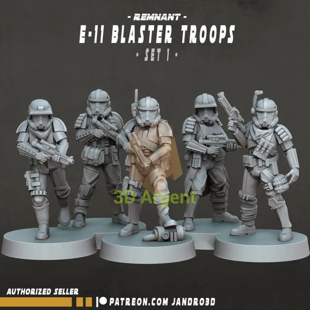 Remnant E11 Troopers - Star Wars Legion compatible 3D Printed Resin Miniatures