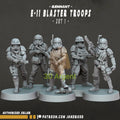 Remnant E11 Troopers - Star Wars Legion compatible 3D Printed Resin Miniatures