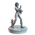 Yellow Jumpsuit Lady | Heroes | Sci-Fi Miniature | C27 Studio