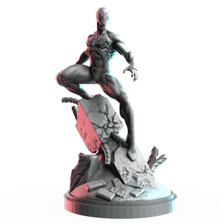Monochrome Spider | Heroes | Sci-Fi Miniature | C27 Studio