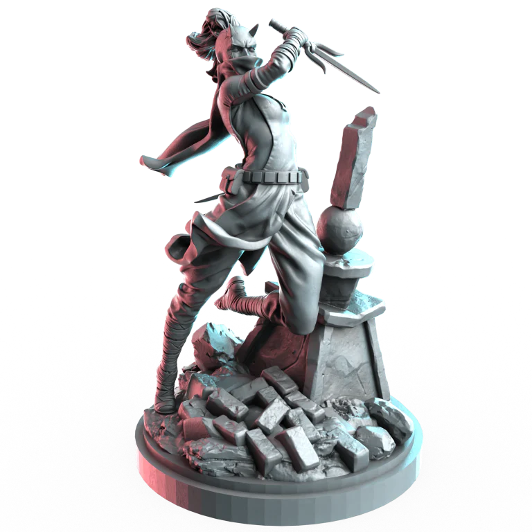 Woman Without Fear | Heroes | Sci-Fi Miniature | C27 Studio