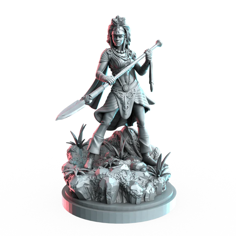 Vibranium Princess | Heroes | Sci-Fi Miniature | C27 Studio
