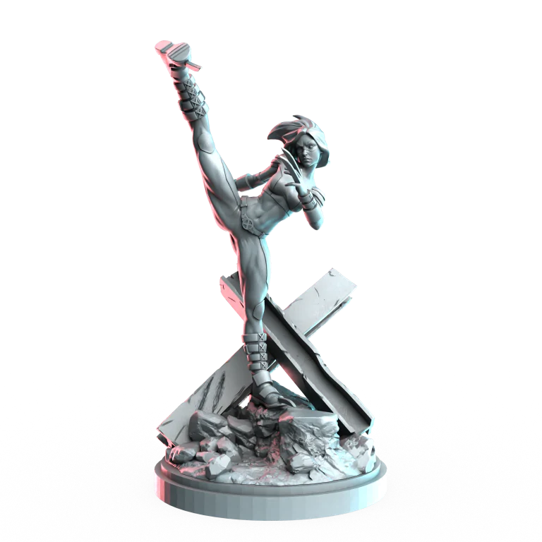 Miss Toe Blades | Heroes | Sci-Fi Miniature | C27 Studio