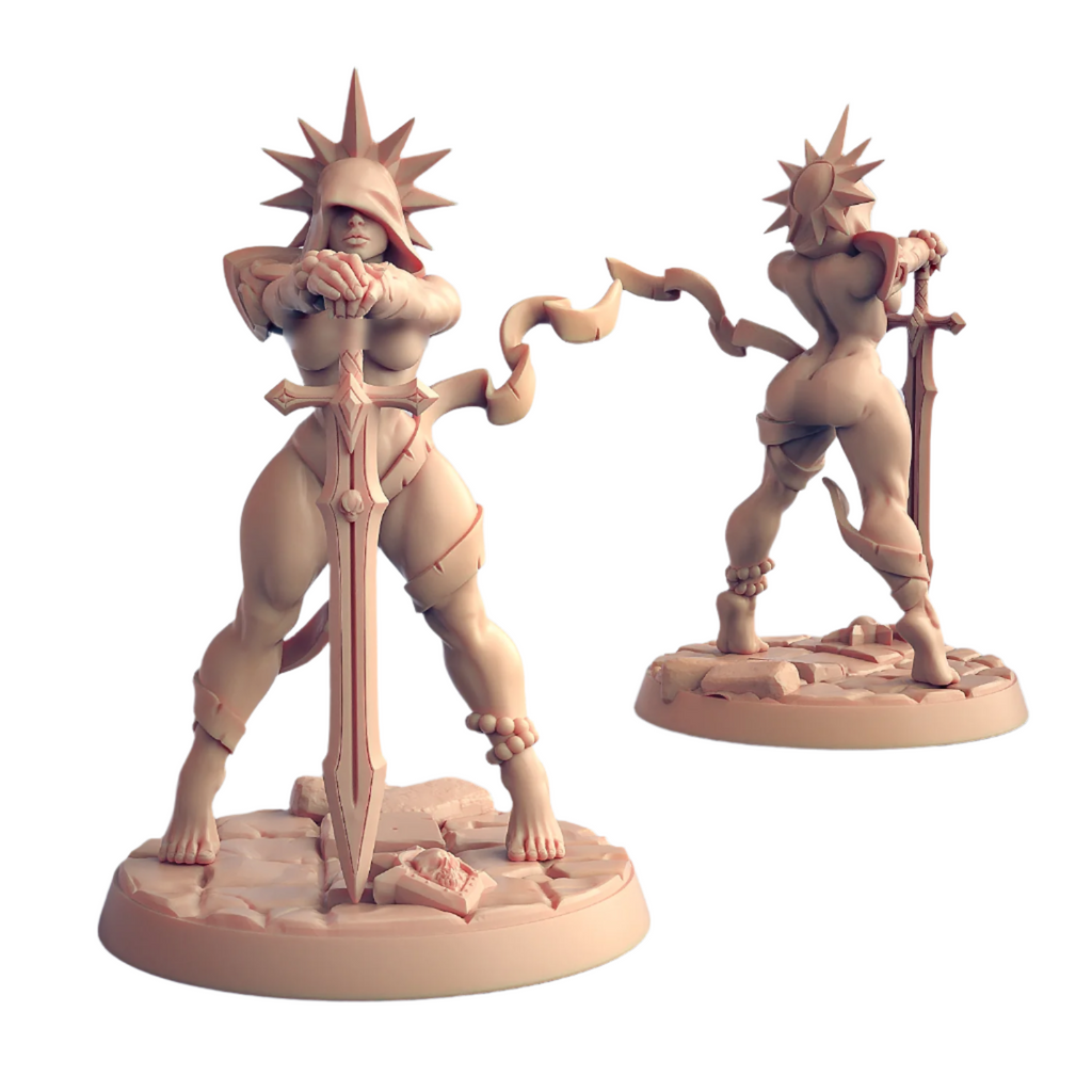 Solaria Pin-Up | Requiem Brotherhood | Fantasy D&D Miniature | Artisan Guild