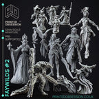 Faywild Vs Shadowfell 2 Miniatures | Fantasy Miniature | Printed Obsession