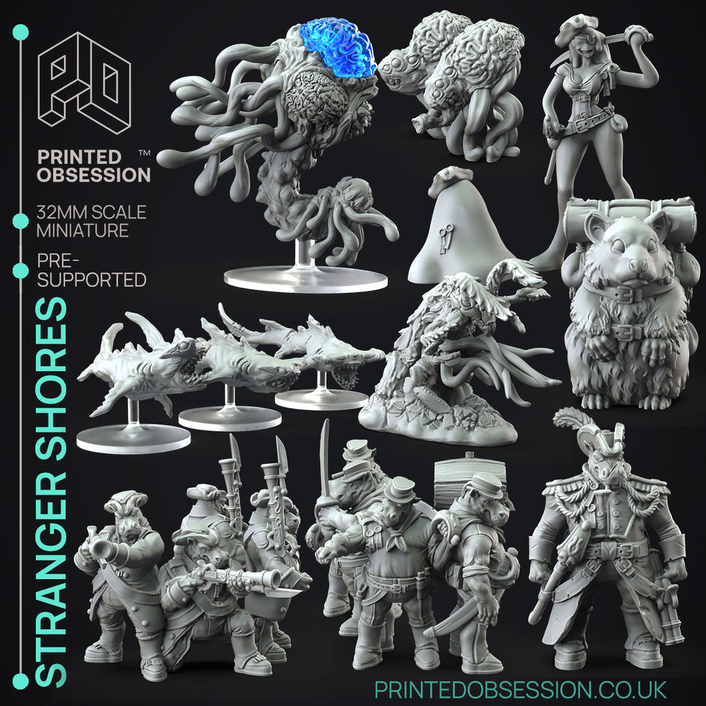 Weird Shores Miniatures | Fantasy Miniature | Printed Obsession