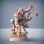 Headhunter Miniatures | Rakshakin Headhunter | Fantasy D&D Miniature | Artisan Guild
