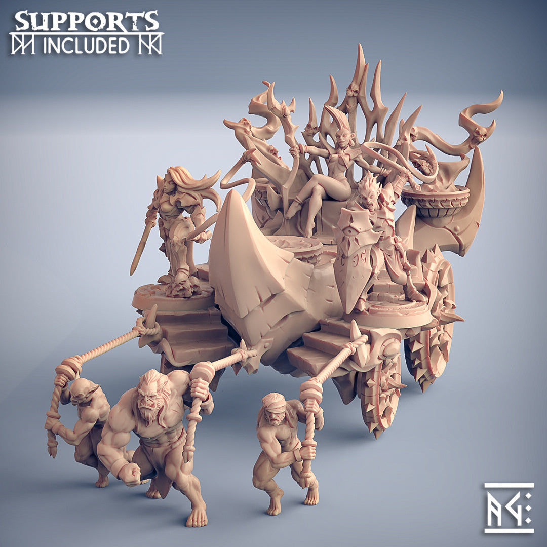 Soul Harvester | Ashen Alfar Inquisitors | Fantasy D&D Miniature | Artisan Guild