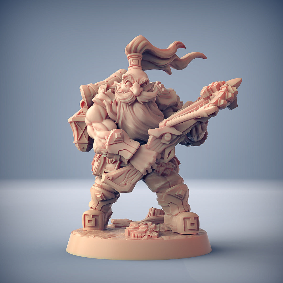 Dwarf B | Dwarven Oathbreakers | Fantasy D&D Miniature | Artisan Guild