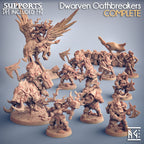 Dwarven Oathbreaker Miniatures (Full Set) | Fantasy D&D Miniature | Artisan Guild