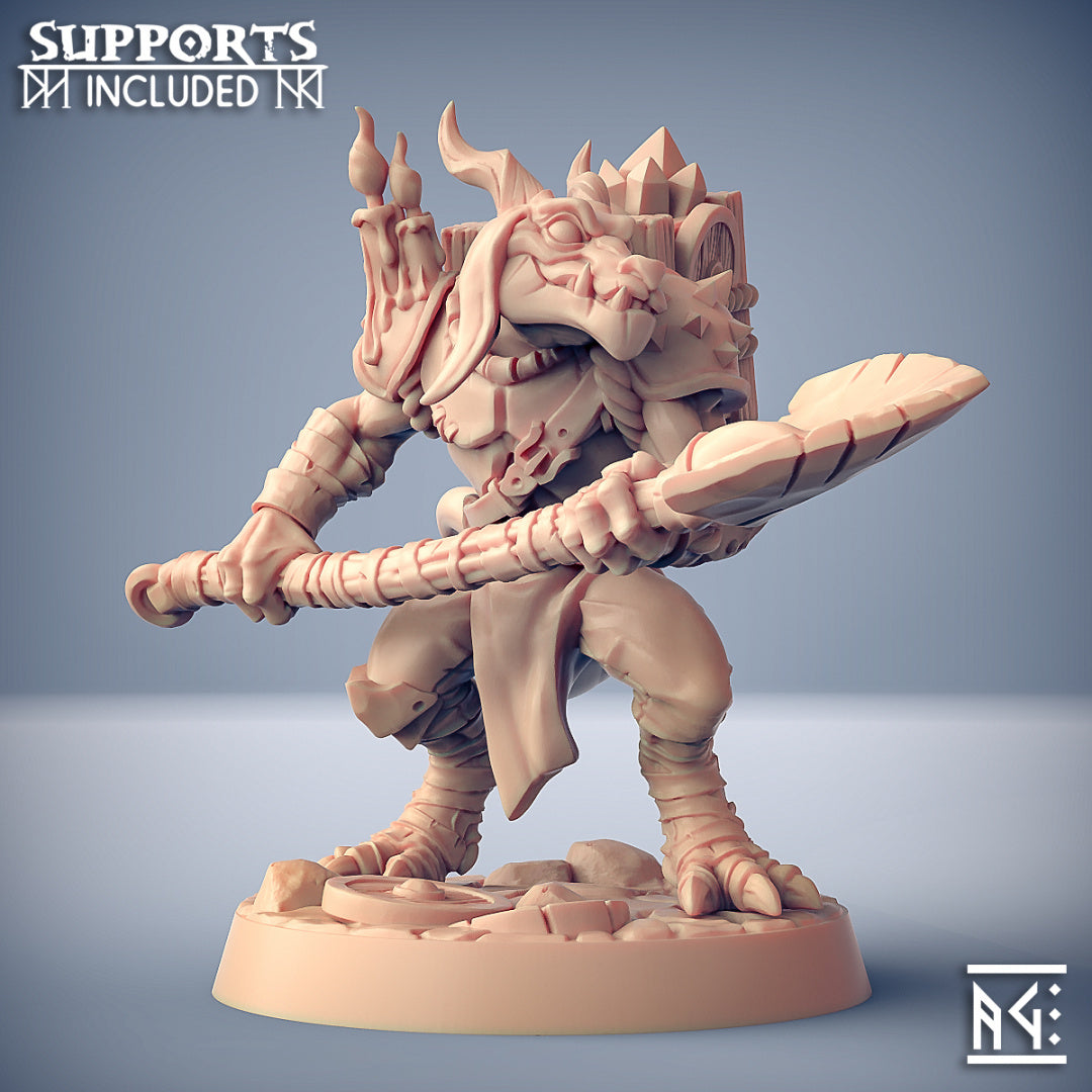 Kobold C | Plague-Mine Kobold | Fantasy D&D Miniature | Artisan Guild