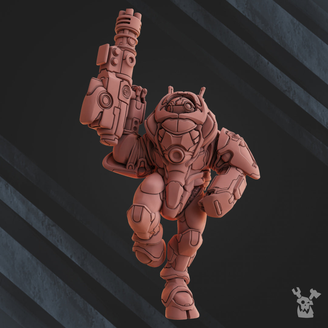 Cyber-ghosts Squad | Greater Good | DakkaDakka | Sci-Fi Grimdark Wargaming Miniature 28mm 32mm