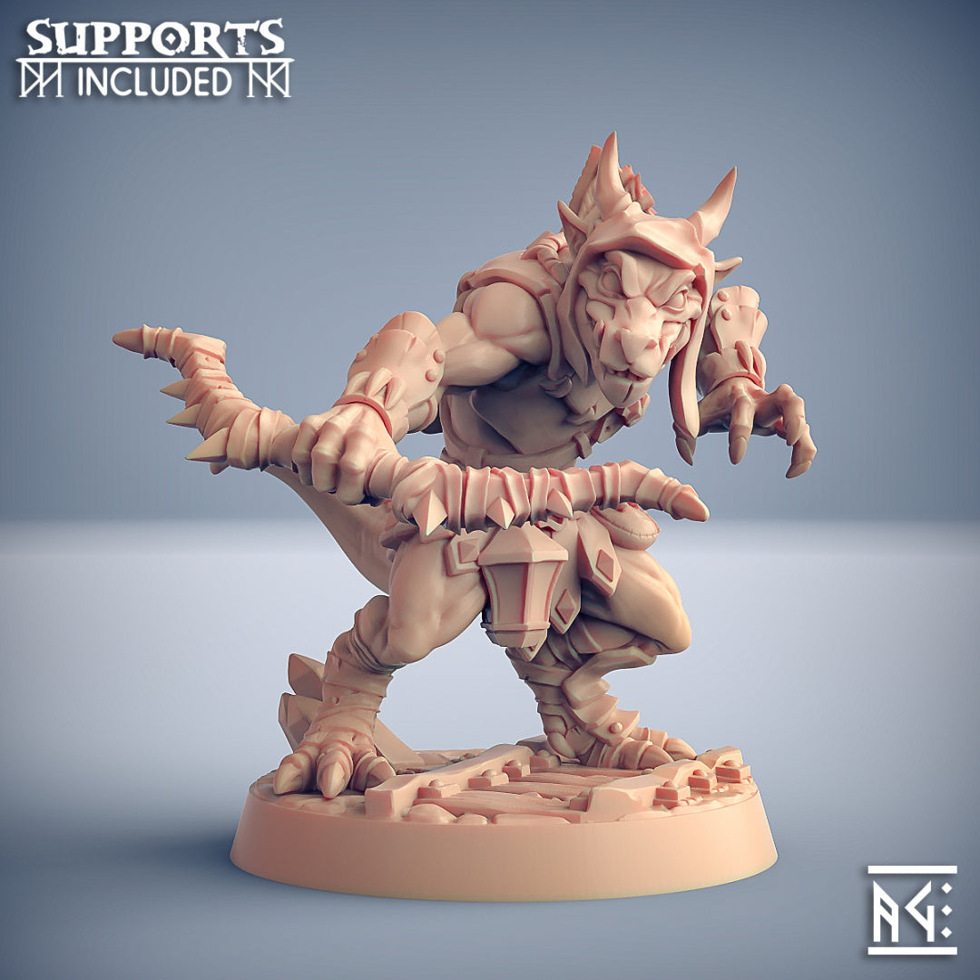Kobold Miniatures | Plague-Mine Kobold | Fantasy D&D Miniature | Artisan Guild