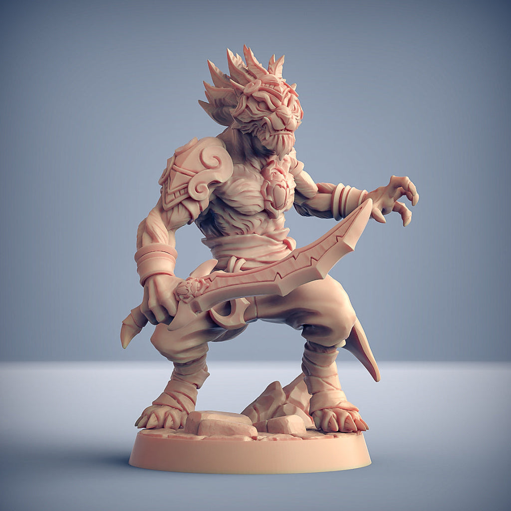 Headhunter Miniatures | Rakshakin Headhunter | Fantasy D&D Miniature | Artisan Guild