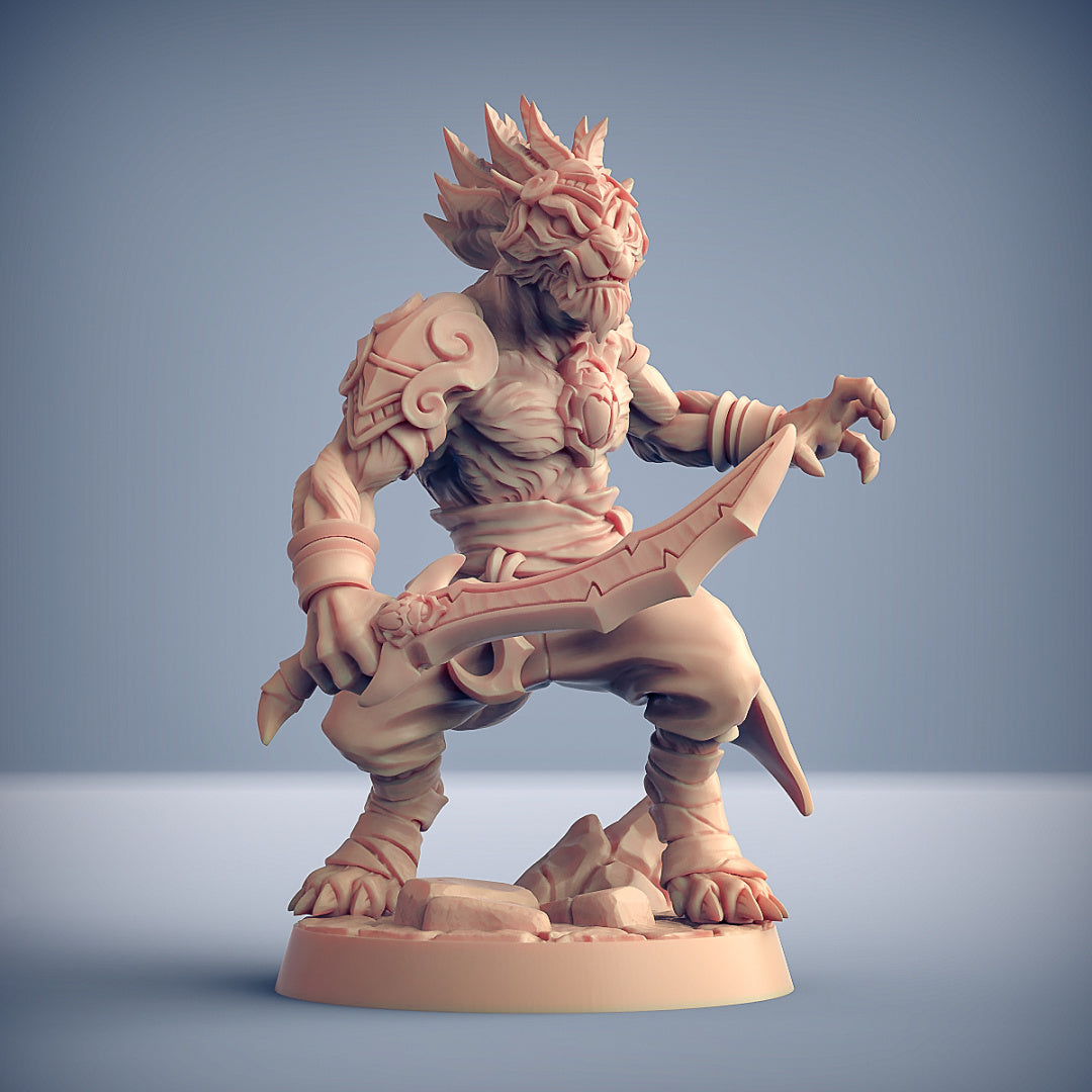 Headhunter Miniatures | Rakshakin Headhunter | Fantasy D&D Miniature | Artisan Guild
