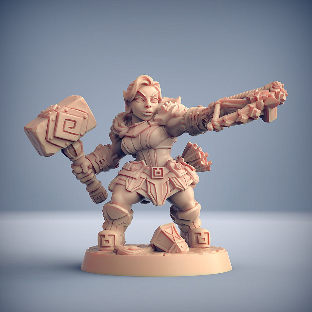 Dwarven Oathbreaker Miniatures (Full Set) | Fantasy D&D Miniature | Artisan Guild